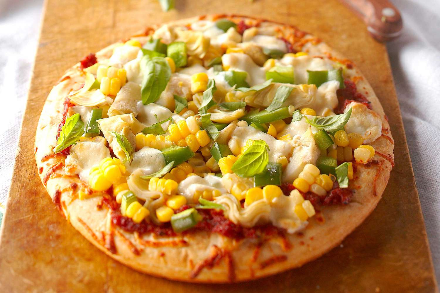 corn pizza