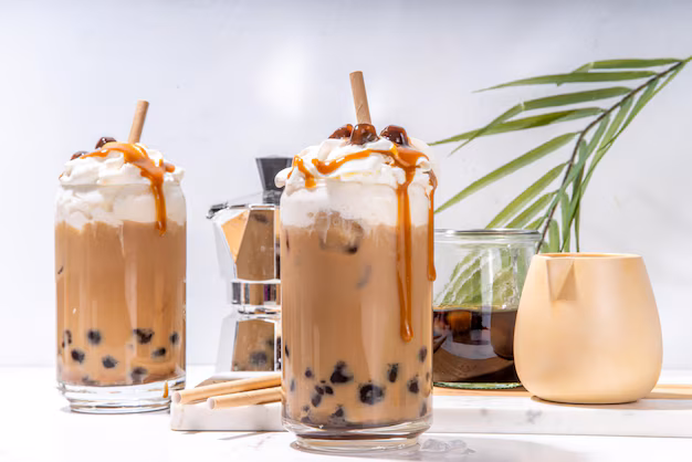 frapple and bubble tea